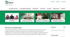 Desktop Screenshot of cerebralvaud.ch